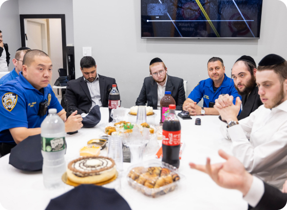 Chavivim Hosts NYPD Leaders, Showcases New Hummer EV